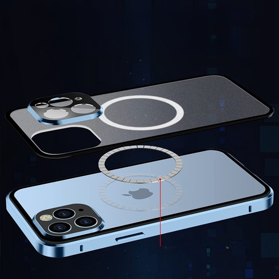 Магнітний чохол Dual Glass MagSafe для iPhone 13 Pro, м'яти