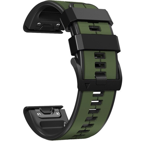 Силіконовий ремінець для Garmin Fenix 26mm, Army Green
