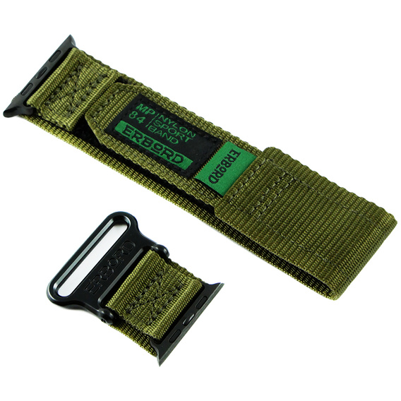 ERBORD MP84 Нейлоновый ремешок для Apple Watch 1/2/3/4/5/6/7/8/9/SE/ULTRA/ULTRA 2 42/44/45/49 мм