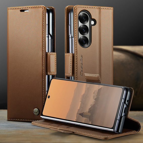 Чохол-розкладачка Litchi Wallet для Samsung Galaxy Z Fold7 5G