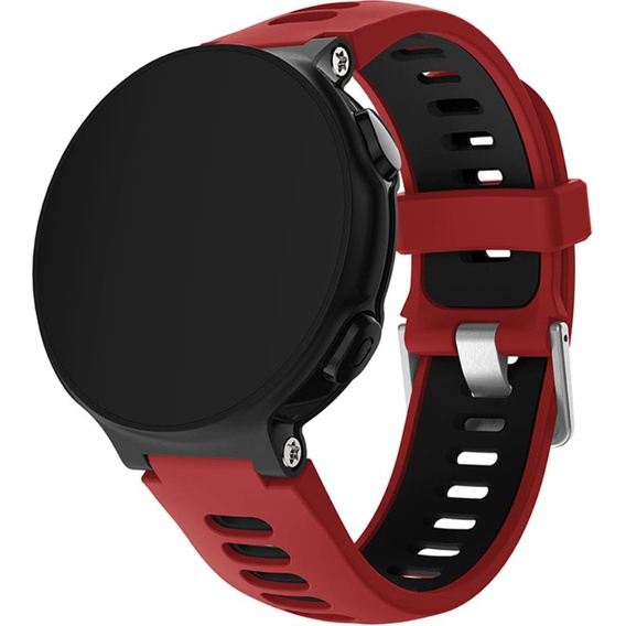 Силіконовий ремінець для Garmin Forerunner 22mm, Red/Black