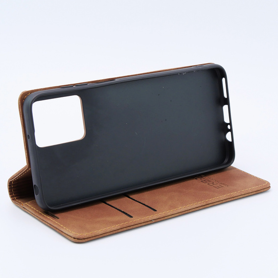 Чохол для Motorola Moto G53, ERBORD Vintage, гаманець з клапаном, коричневий