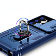 Чохол NOX Camera Slide Samsung Galaxy S24 Ultra, CamShield Slide, синій