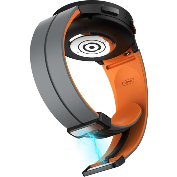 Силіконовий ремінець для Fitbit Inspire 3, Red Samsung Galaxy Watch 4 / 5 40/42/44/46/45MM PRO, Dark Blue / Red