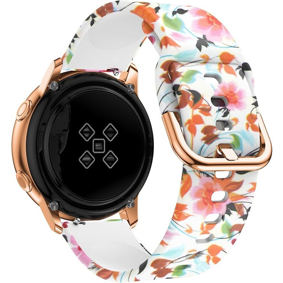 Ремешок Smooth до Samsung Galaxy Watch Active 22mm, Bird and Flower
