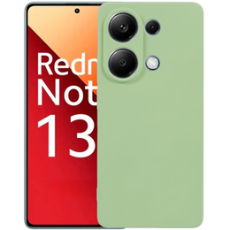 Чехол до Xiaomi Redmi Note 13 Pro 4G / Xiaomi Redmi Note 14S / Xiaomi Poco M6 Pro 4G, Silicone Lite, зелёный
