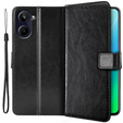 Флип-кейс для Realme 10 4G, Split Leather, чёрный