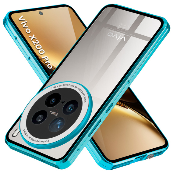 Чохол для Vivo X200 Pro 5G, Magnetic Dual Glass, м'яти