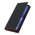Чохол-книжка для Sony Xperia 10 V, Litchi Skin Grain, чорний