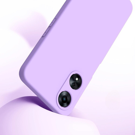 Чехол до Oppo A38 4G / Oppo A18 4G, Silicone Lite, фиолетовый