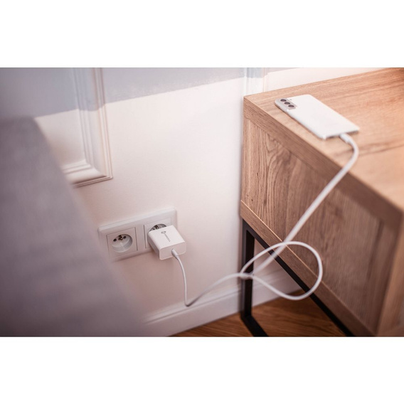 Зарядное устройство Forcell USB-A / 2x USB-C 3.45A GaN 70W PD QC 4.0, серый