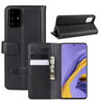 Откидной чехол для Samsung Galaxy A51, Leather Flexi Book, чёрный