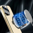 Магнітний чохол Dual Glass MagSafe для iPhone 15, золотий