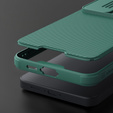 Бронированный чехол Nillkin для Samsung Galaxy S24 FE, CamShield Pro, зелёный