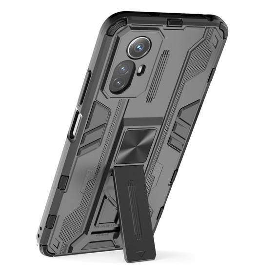 Чoхол до Xiaomi Redmi Note 12S 4G, Military kickstand, чорний
