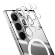 Защитный чехол для камеры Samsung Galaxy S22 Ultra, CamShield MagSafe, прозрачный / серебряный
