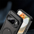 Броньований чохол для Google Pixel 10 Pro, для MagSafe, матовий, чорний