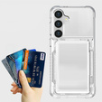 Чехол для Samsung Galaxy S24+ Plus, Card Holder, прозрачный