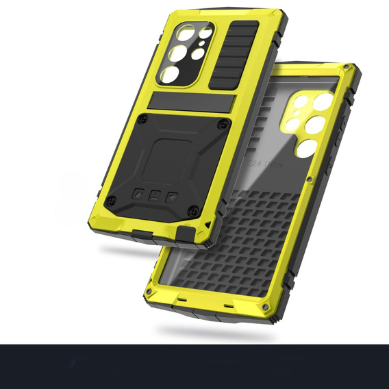 Бронированный чехол для Samsung Galaxy S25 Ultra, R-JUST, жёлтый