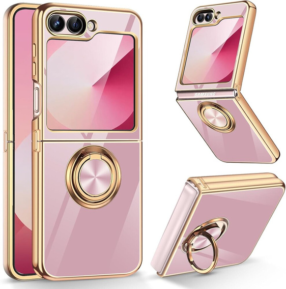 Чoхол до Samsung Galaxy Z Flip7 FE / Z Flip6, Electro Ring, фіолетовий