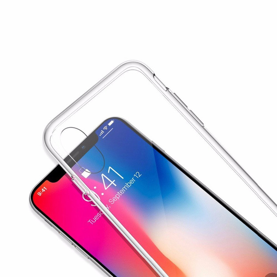 Тонкий чохол до iPhone X/XS, Slim, прозорий