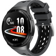 Силіконовий ремінець для Huawei Watch GT 2e, Grey / Black