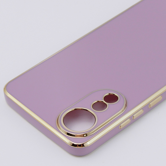 Чохол для Oppo A78 4G, Glamour CamShield, фіолетовий