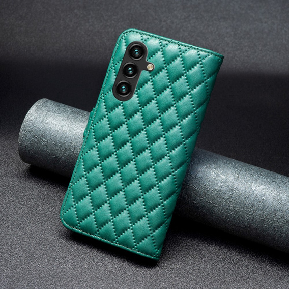 Откидной чехол для Samsung Galaxy A56, Wallet, BINFEN COLOR, зелёный