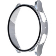 Силиконовый футляр со встроенным защитным стеклом до Galaxy Watch5 40mm, Silver