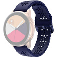 Силиконовый ремешок 20mm Soft Hollowed-out, Dark Blue