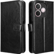 Откидной чехол для Oppo A5 Pro 5G, Crazy Horse Wallet, чёрный