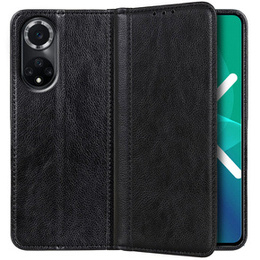 Чoхол до Huawei Nova 9, Wallet Litchi Leather, чорний