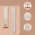 Кожаный ремешок для Samsung Galaxy Watch 42mm - Beige