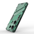 Чехол для Xiaomi Redmi Note 13 Pro 4G / Xiaomi Redmi Note 14S / Xiaomi Poco M6 Pro 4G, Military kickstand, зелёный