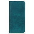 Чехол до Samsung Galaxy S24 Ultra, Wallet Litchi Leather, зелёный
