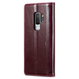 Флип-кейс CASEME для Samsung Galaxy S9+ Plus, Waxy Textured, красный