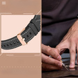 Кожаный ремешок для Samsung Galaxy Watch 42mm - Black