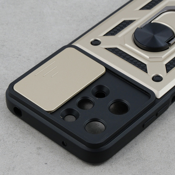 Чехол NOX Camera Slide Xiaomi Redmi 12, CamShield Slide, золото