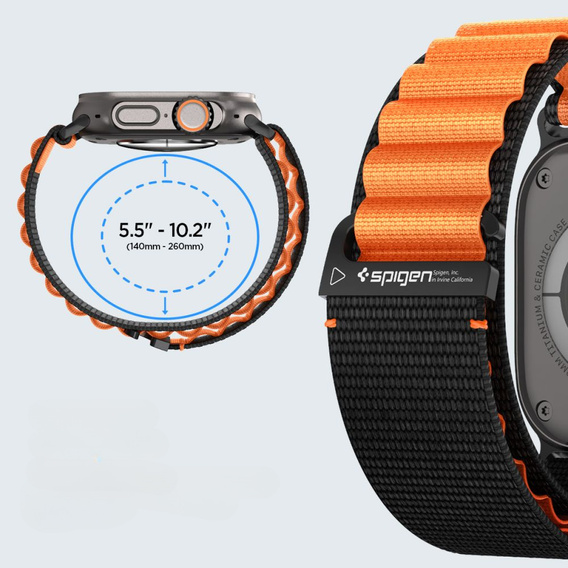 Ремінець Spigen WBF1 Band для Apple Watch 8/9/10/11/SE/Ultra 1/2 (44/45/46/49 мм)