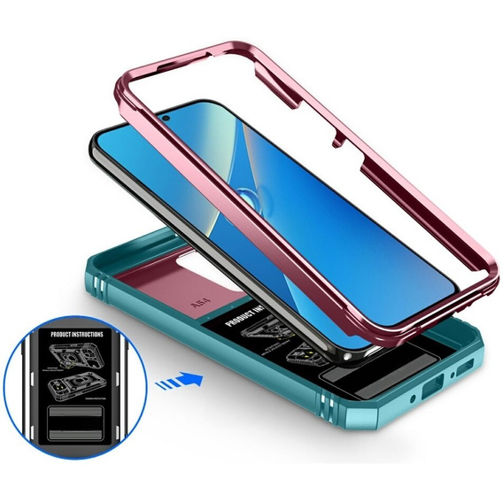 Чехол для Samsung Galaxy A54 5G, крышка объектива, зелёный