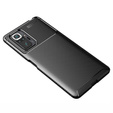 Чехол до Xiaomi Redmi Note 10 Pro, Carbon Gel, чёрный