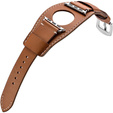 Кожаный ремешок для Apple Watch 1/2/3/4/5/6/7/8/SE/Ultra 42/44/45/49 мм, коричневый