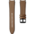 Кожаный ремешок для часов Samsung Galaxy Watch 4 / 5 40/42/44/46/45MM PRO, Brown