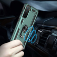 Броньований Чoхол до Samsung Galaxy S21, Nox Case Ring, зелений