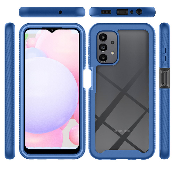 Чoхол Shockproof до Samsung Galaxy A13 4G, із захисним екраном, м'яти