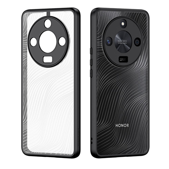 Чехол DuxDucis для Honor Magic 6 Lite 5G, Aimo case, прозрачный / черный