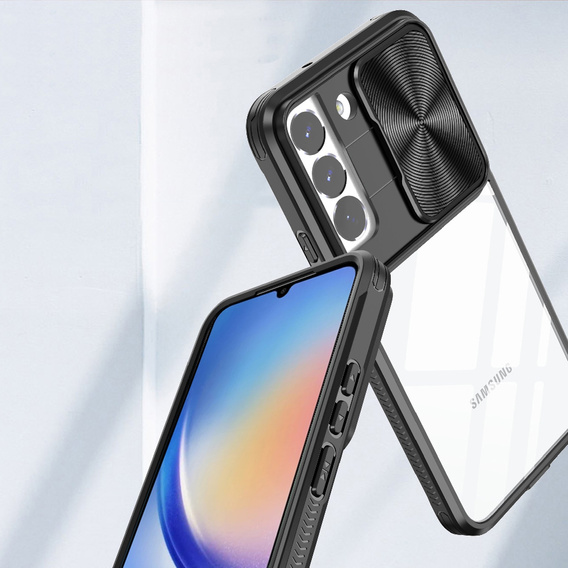Чoхол до Samsung Galaxy A34 5G, Slide Camera, чорний