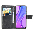 Чохол-книжка для Xiaomi Redmi 9, Butterfly, чорний