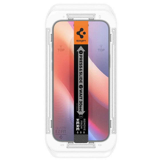 Закаленное стекло Spigen для iPhone 17 / 17 Pro / 16 Pro, Glas.TR EZ Fit (2 шт.)