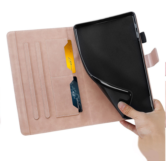 Чехол для iPad 10.2" 2021/2020/2019 (9/8/7 gen.), с клапаном, animal, розовый
